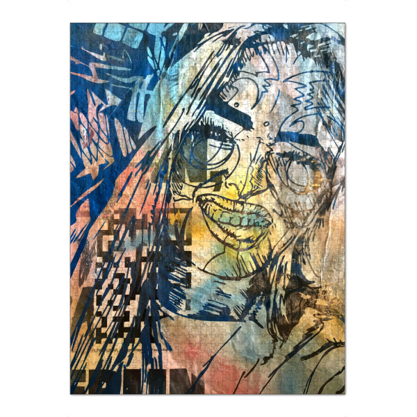 Puzzle Ravensburger "Trink" artboxONE - Menschen,Streetart