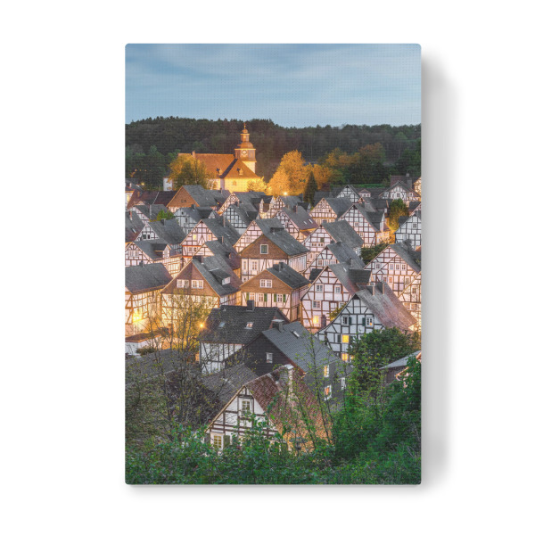 Leinwandbild "Freudenberg im Siegerland am Abend" artboxONE - Städte,Reise,Architektur