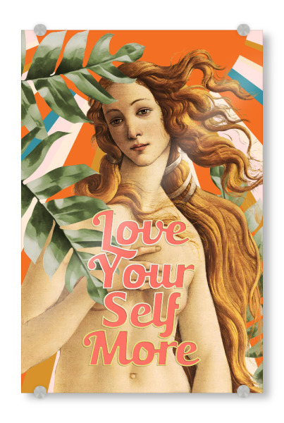 Acrylglasbild "Liebe dich selbst mehr Venus" artboxONE - Menschen,Liebe