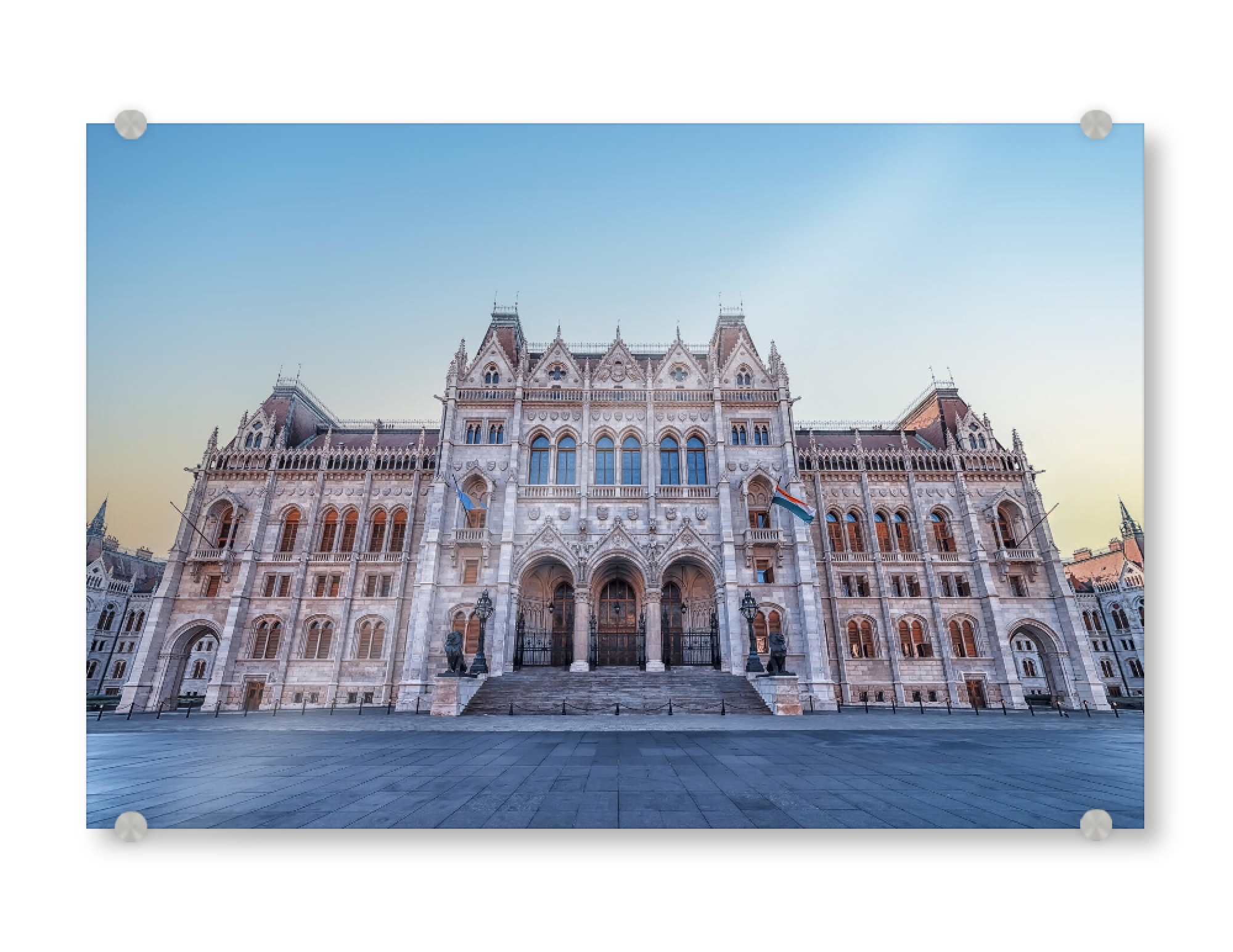 Acrylglasbild "Parliament Backside" artboxONE - Städte,Reise,Architektur,Reise / Länder,Städte / Budapest