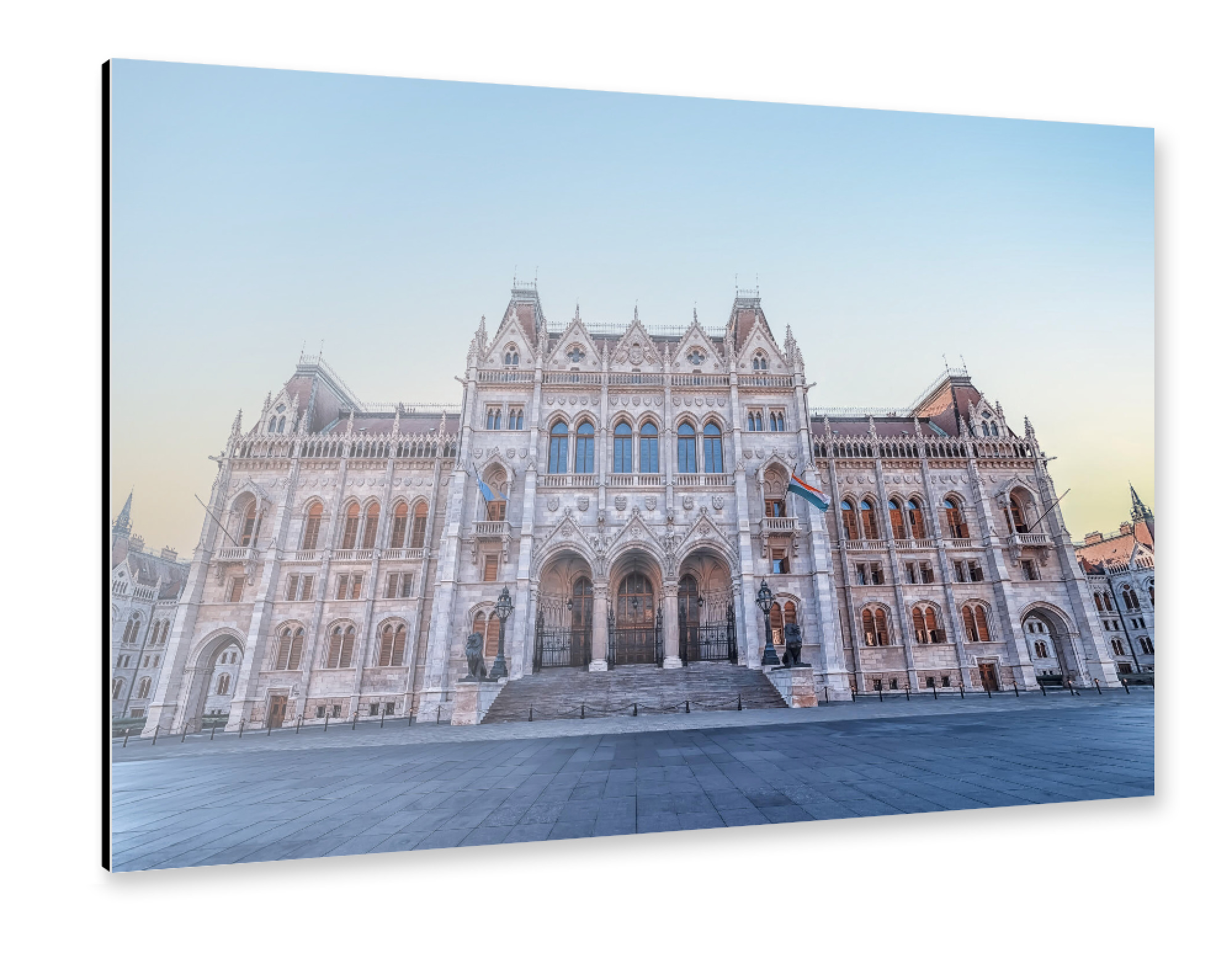Alu-Dibond "Parliament Backside" 75x50 cm artboxONE
