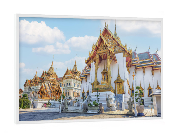 Poster mit weißem Rahmen "The Royal Grand Palace" artboxONE - Städte,Reise,Architektur,Reise / Asien,Reise / Länder