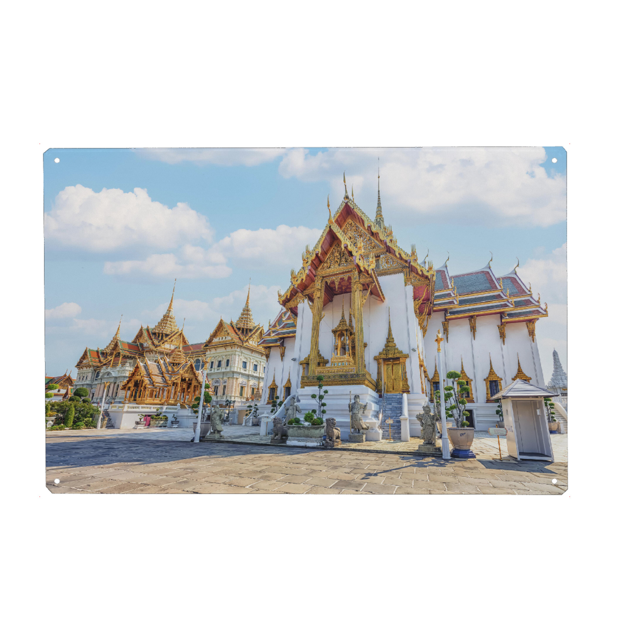 Metall Poster "The Royal Grand Palace" artboxONE - Städte,Reise,Architektur,Reise / Asien,Reise / Länder