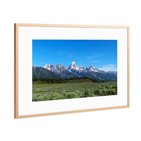 Poster mit Rahmen Kupfer "Grand Teton NP, USA" artboxONE - Natur,Reise,Reise / Länder