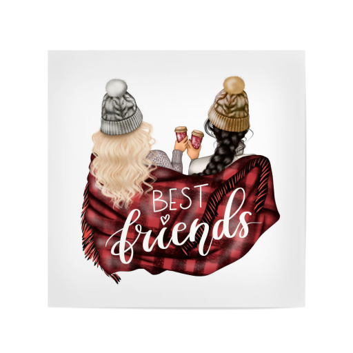 Best Friends Illustration