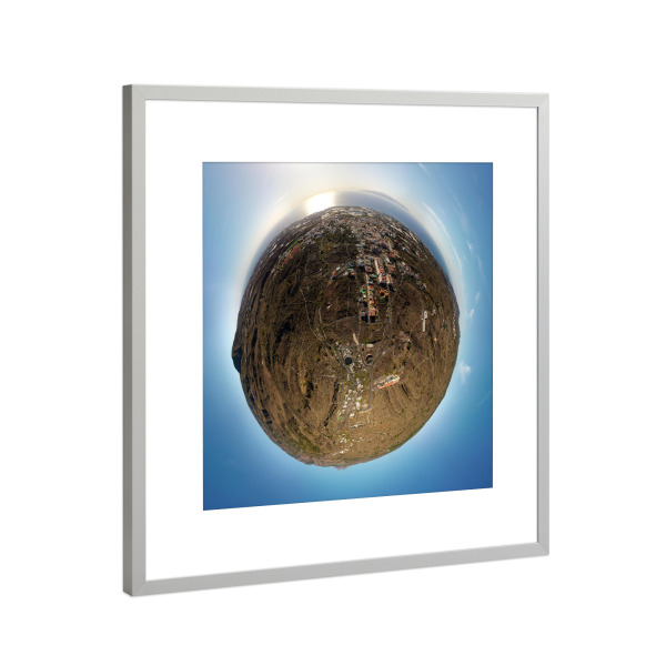 Poster mit Rahmen Silber "Teneriffa - Guia de Isora" artboxONE - Städte,Natur,Reise,Architektur,Reise / Strand und Meer