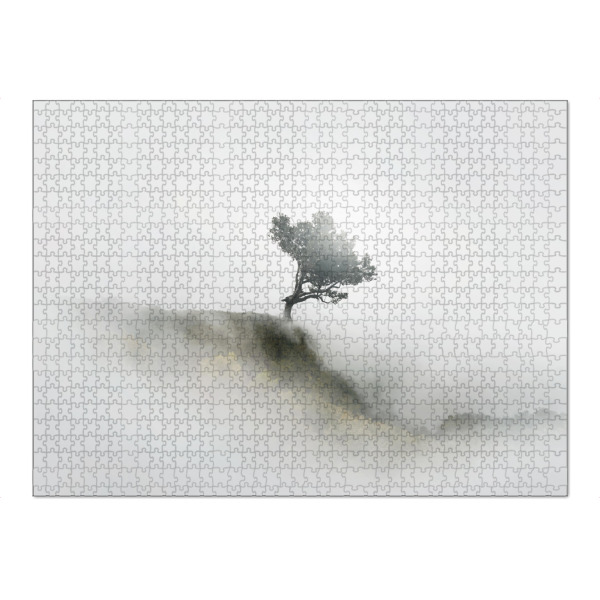 Puzzle Ravensburger "NEBEL" artboxONE - Natur - Fog,Nebel,Allgäu,Fine art,Madeira,Mood,Sunlight,Baum,Tree - Bild fog