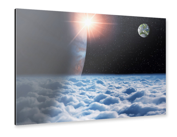 Alu-Dibond "Space Travel" 30x20 cm artboxONE