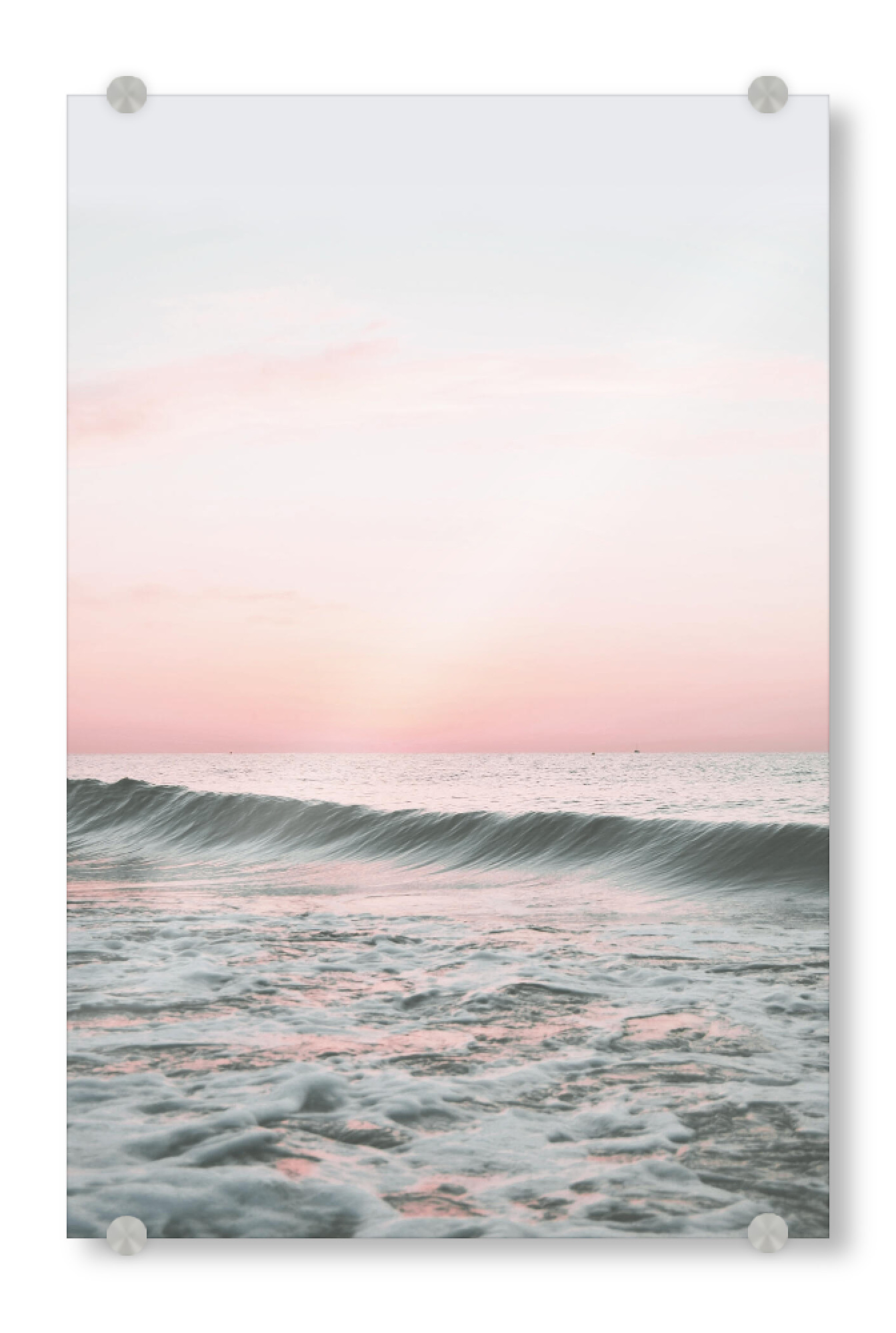 Acrylglasbild "Sunset Ocean Wave" artboxONE - Natur,Reise,Reise / Strand und Meer,Sport