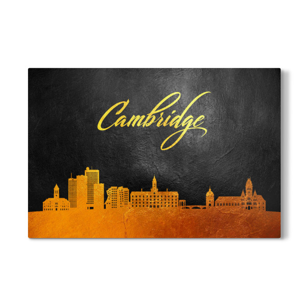 Galerie-Print "Cambridge Massachusetts Gold" 30x20 cm artboxONE