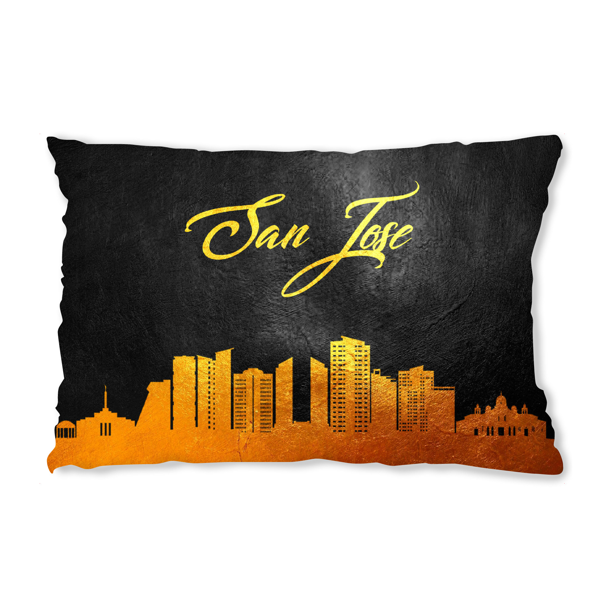 Design-Kissen "San Jose Costa Rica Gold" artboxONE - Städte - San jose,Costa rica,Gold,Skyline,City,Stadt - Bild san jose