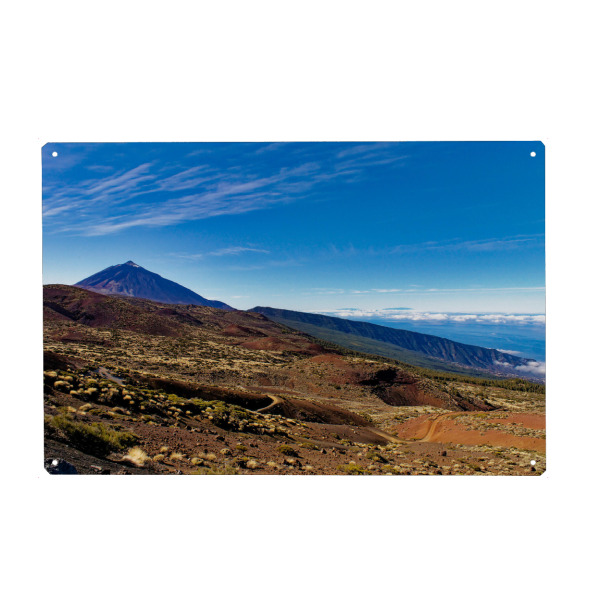 Metall Poster "Teneriffa - Barranco de la Zarza" artboxONE - Städte,Natur,Reise,Reise / Strand und Meer,Reise / Länder