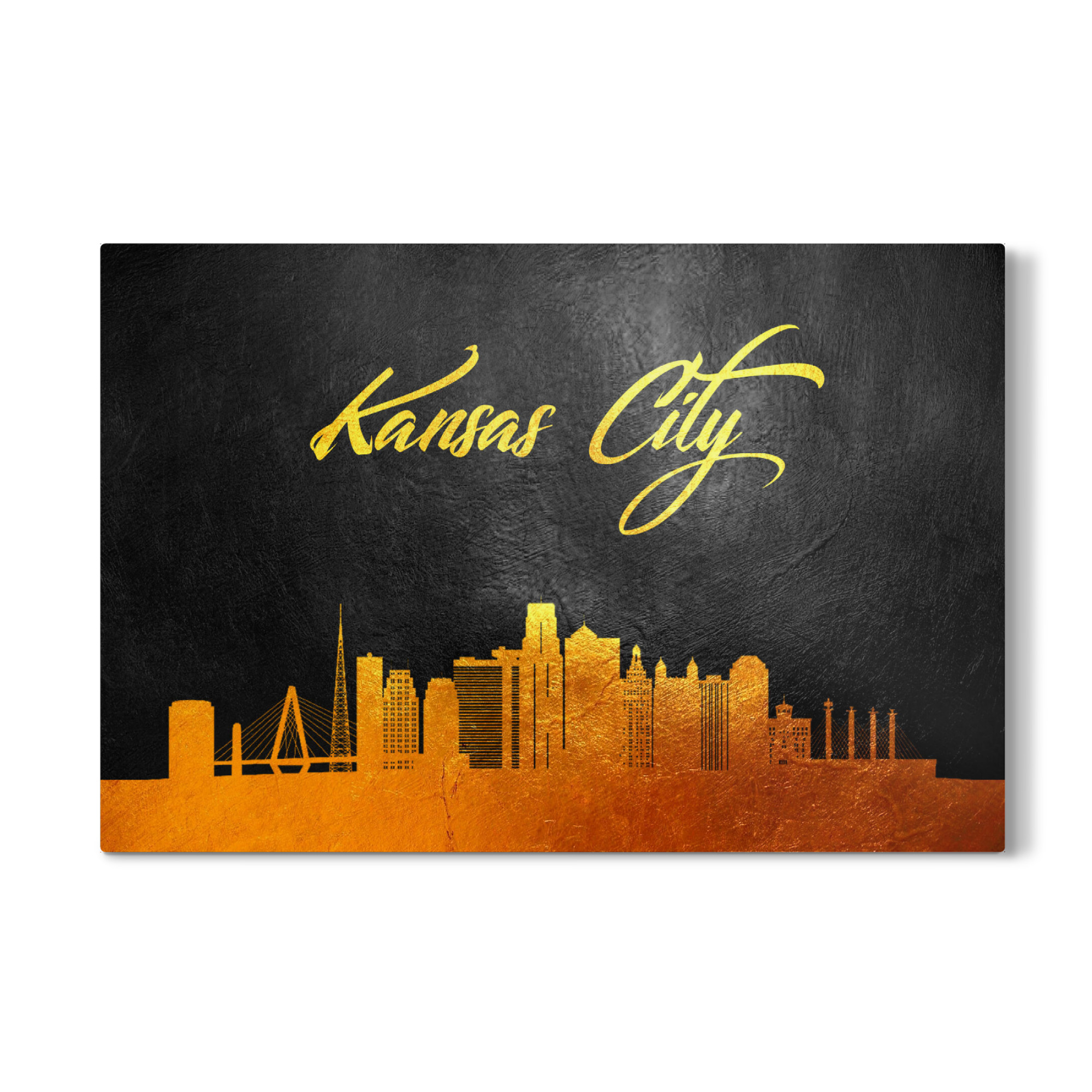 Galerie-Print "Kansas City Missouri Gold" 75x50 cm artboxONE