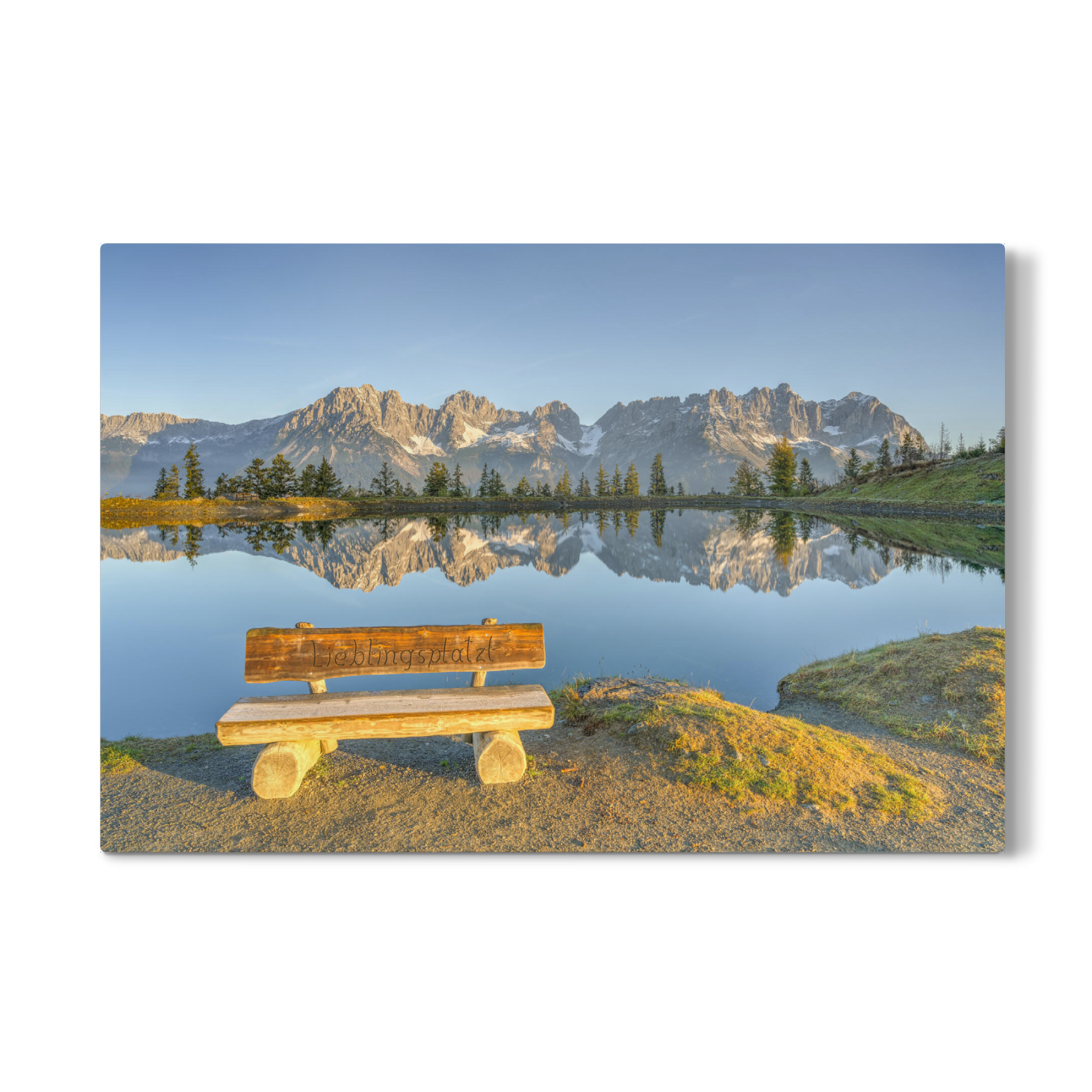 Galerie-Print "Lieblingsplatzl Wilder Kaiser" 30x20 cm artboxONE