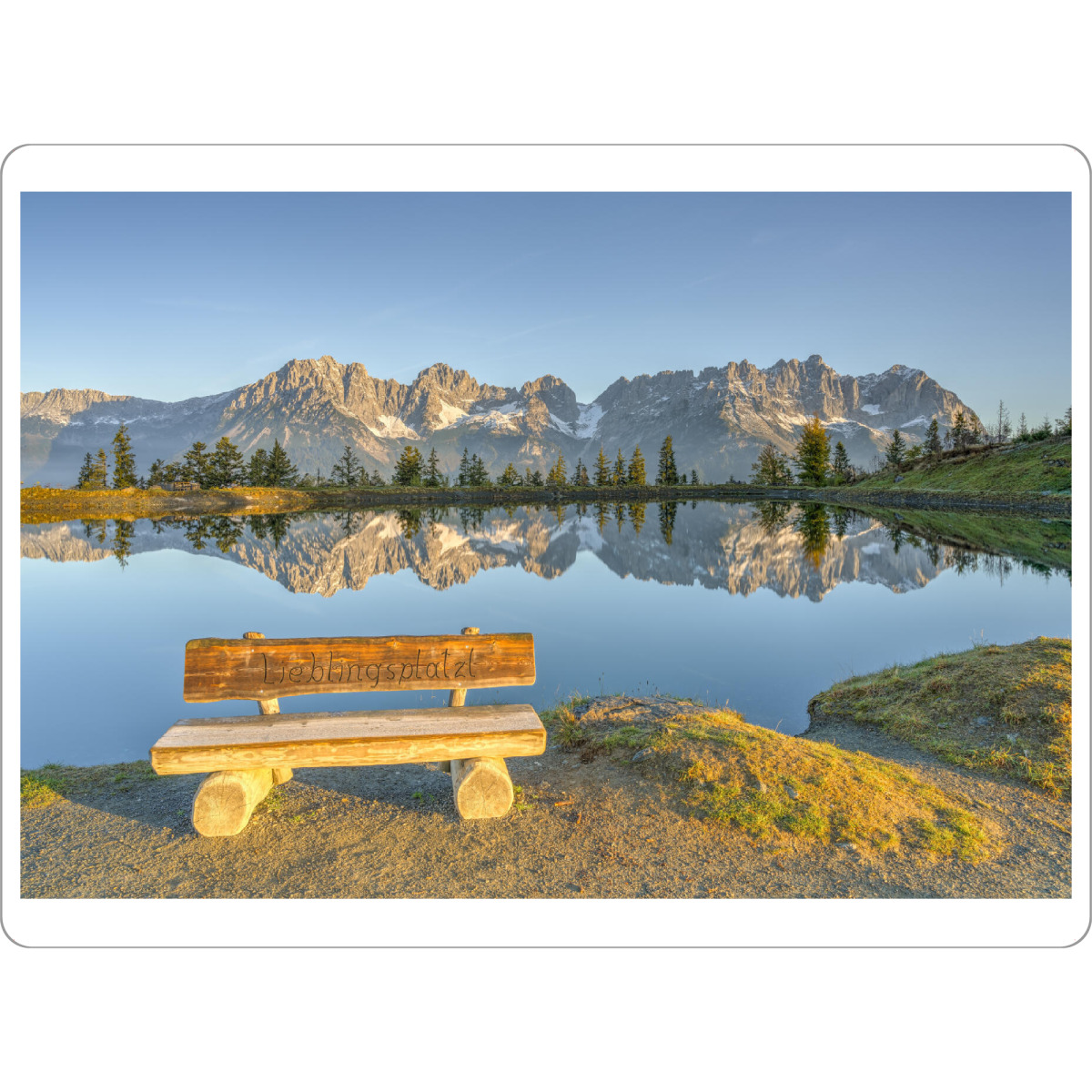 Tischset "Lieblingsplatzl Wilder Kaiser" artboxONE - Natur,Reise,Reise / Länder