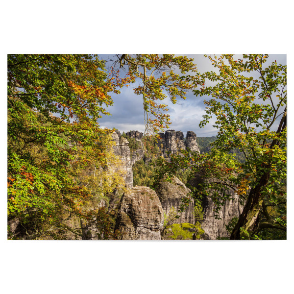 Poster 30x20 cm "Felsen und Bäume" artboxONE - Natur,Reise