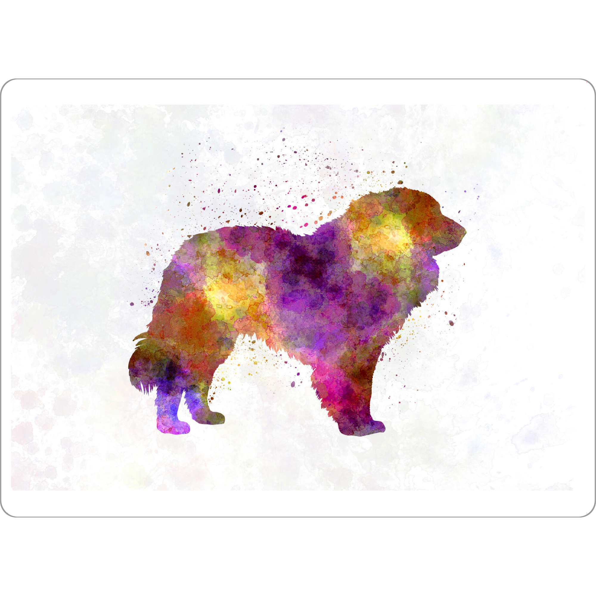 Tischset "Estrela Mountain Dog in watercolor" artboxONE - Tiere,Abstrakt