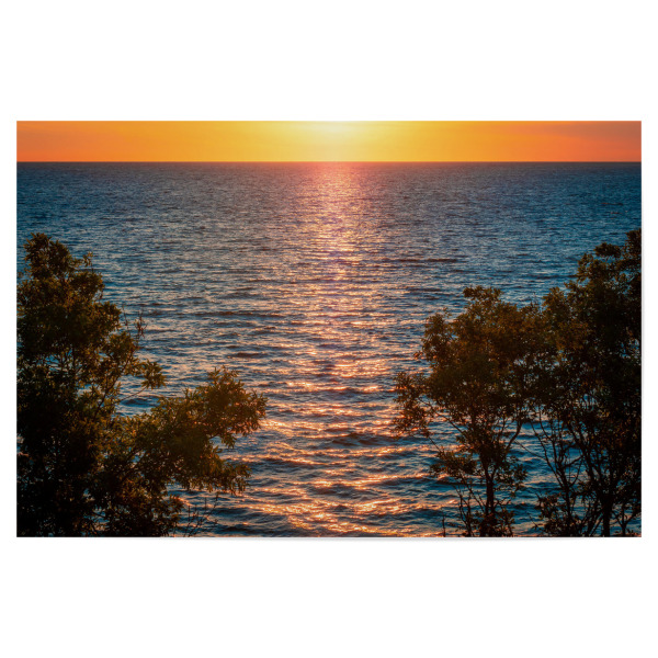 Poster "Sonnenaufgang über dem Meer" artboxONE - Natur,Reise - Rügen,Küste,Vitt,Coast,Meer,Sea,Natur,Nature,Reise,Travel,Landscape,Landschaft