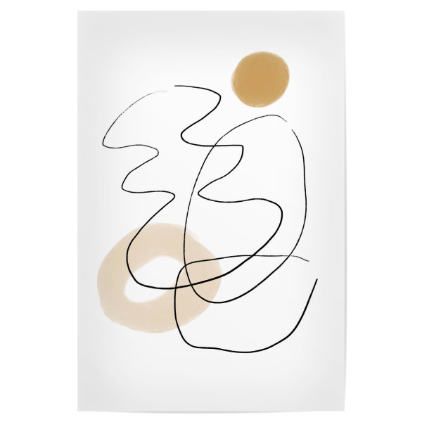 Poster 30x20 cm "Modern Minimalist" artboxONE - Abstrakt - Modern,Midcentury,Minimal