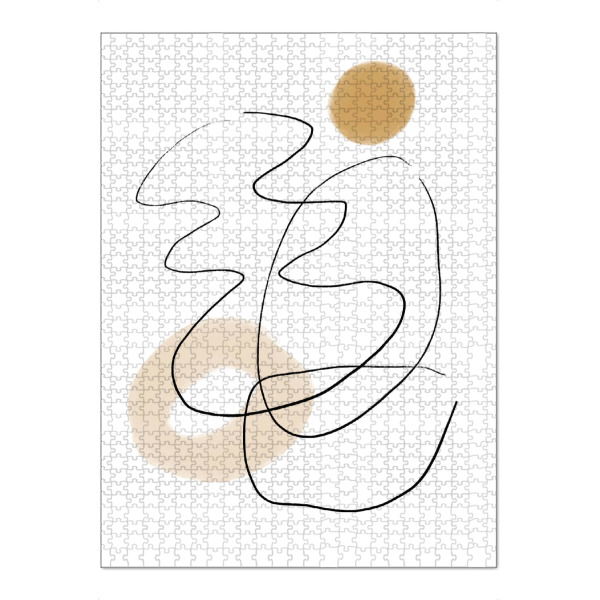 Puzzle Ravensburger "Modern Minimalist" artboxONE - Abstrakt - Modern,Midcentury,Minimal - Bild modern