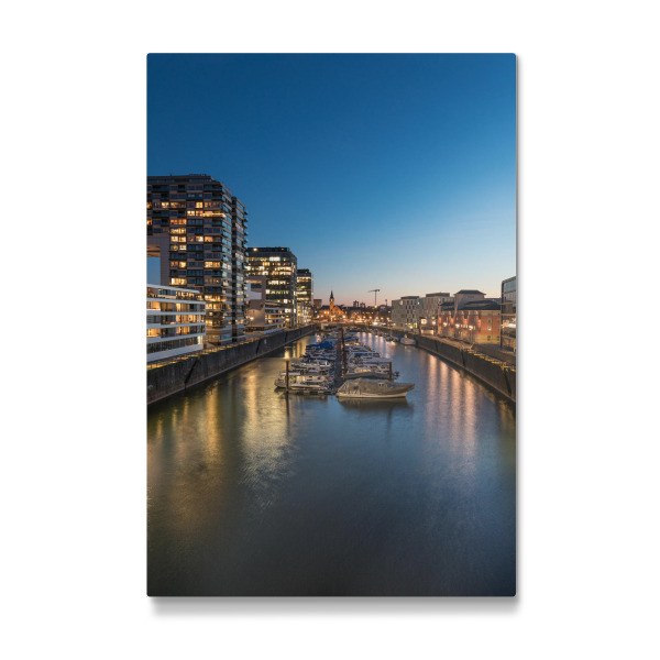Galerie-Print "Rheinauhafen Blaue Stunde" 30x20 cm artboxONE