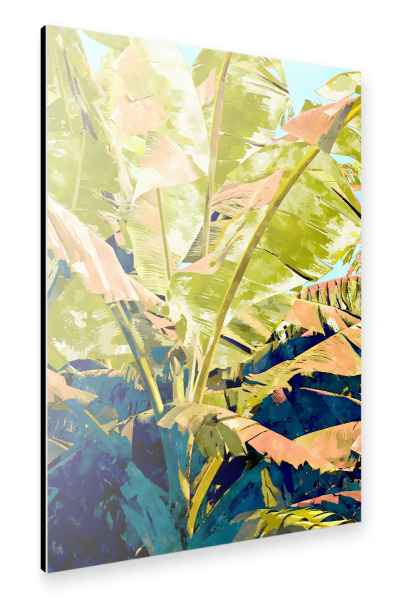 Alu-Dibond "Blush Banana Tree" 30x20 cm artboxONE