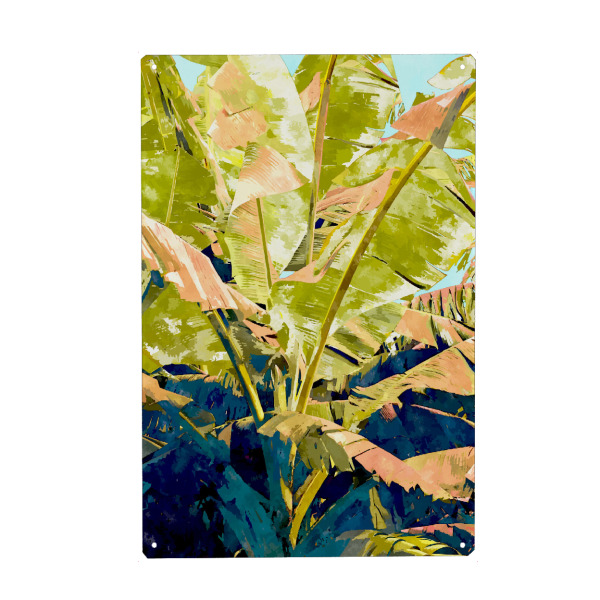 Holzbild "Blush Banana Tree" artboxONE - Natur