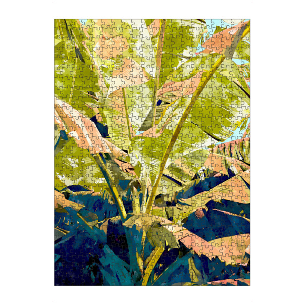 Puzzle Ravensburger "Blush Banana Tree" artboxONE - Natur