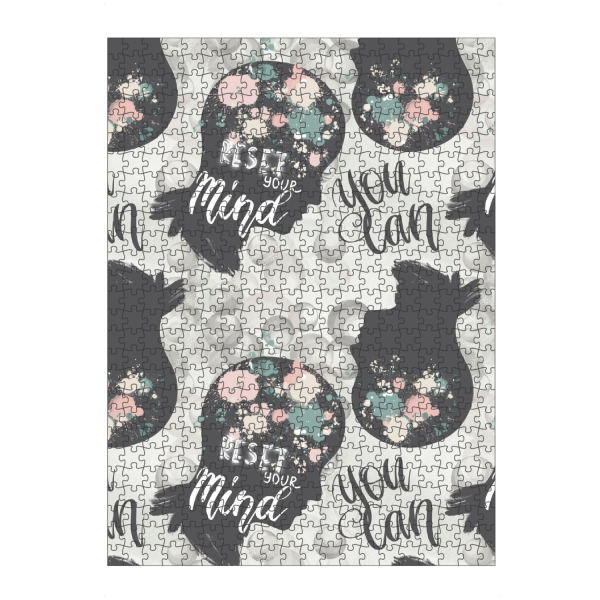 artboxONE Puzzle "Reset Your Mind Pattern" artboxONE - Abstrakt,Fashion