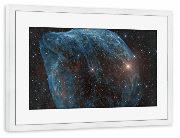 Poster mit Rahmen weiß "Sternblase" artboxONE - Galaxy - Universum,Astro,Astronomie,Weltall,Weltraum,Sterne,Deepsky,Space,Universe,Astronomy,Stars