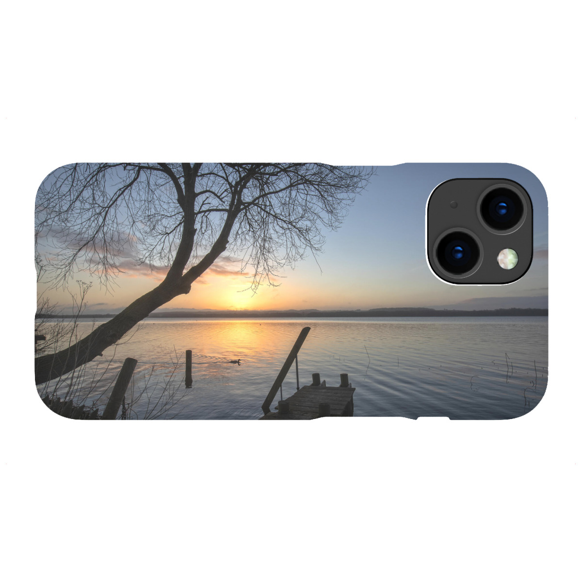 iPhone "Sonnenaufgang am Ratzeburger See" Premium-Case Handyhülle artboxONE