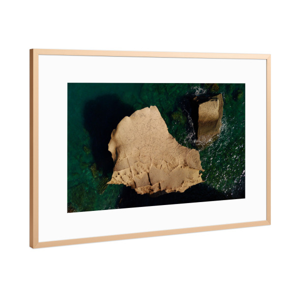 Poster mit Rahmen Kupfer "Teneriffa-San Miguel de Tajao;Fels" artboxONE - Städte,Natur,Reise,Reise / Strand und Meer,Reise / Länder