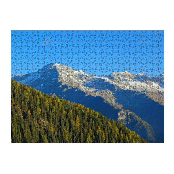 Puzzle Ravensburger "Bergkette im Herbst" artboxONE - Natur,Reise,Buchstaben / B