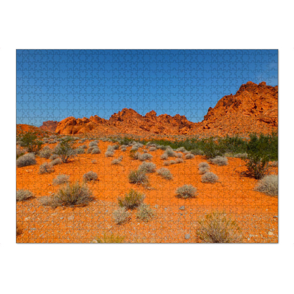 Puzzle Ravensburger "Tal des Feuers in Nevada" artboxONE - Natur,Reise,Reise / Länder