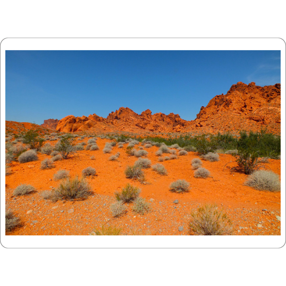 Tischset "Tal des Feuers in Nevada" artboxONE - Natur,Reise,Reise / Länder