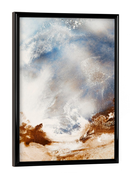 Poster mit schwarzem Rahmen "Uninhabited" artboxONE - Natur,Abstrakt