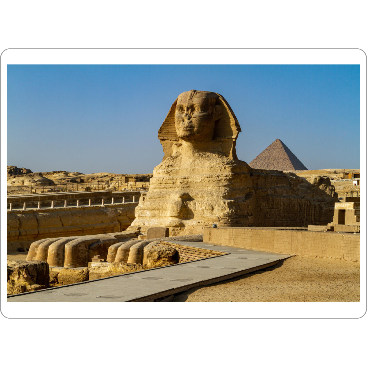 Tischset "Die Sphinx" artboxONE - Architektur,Reise / Afrika