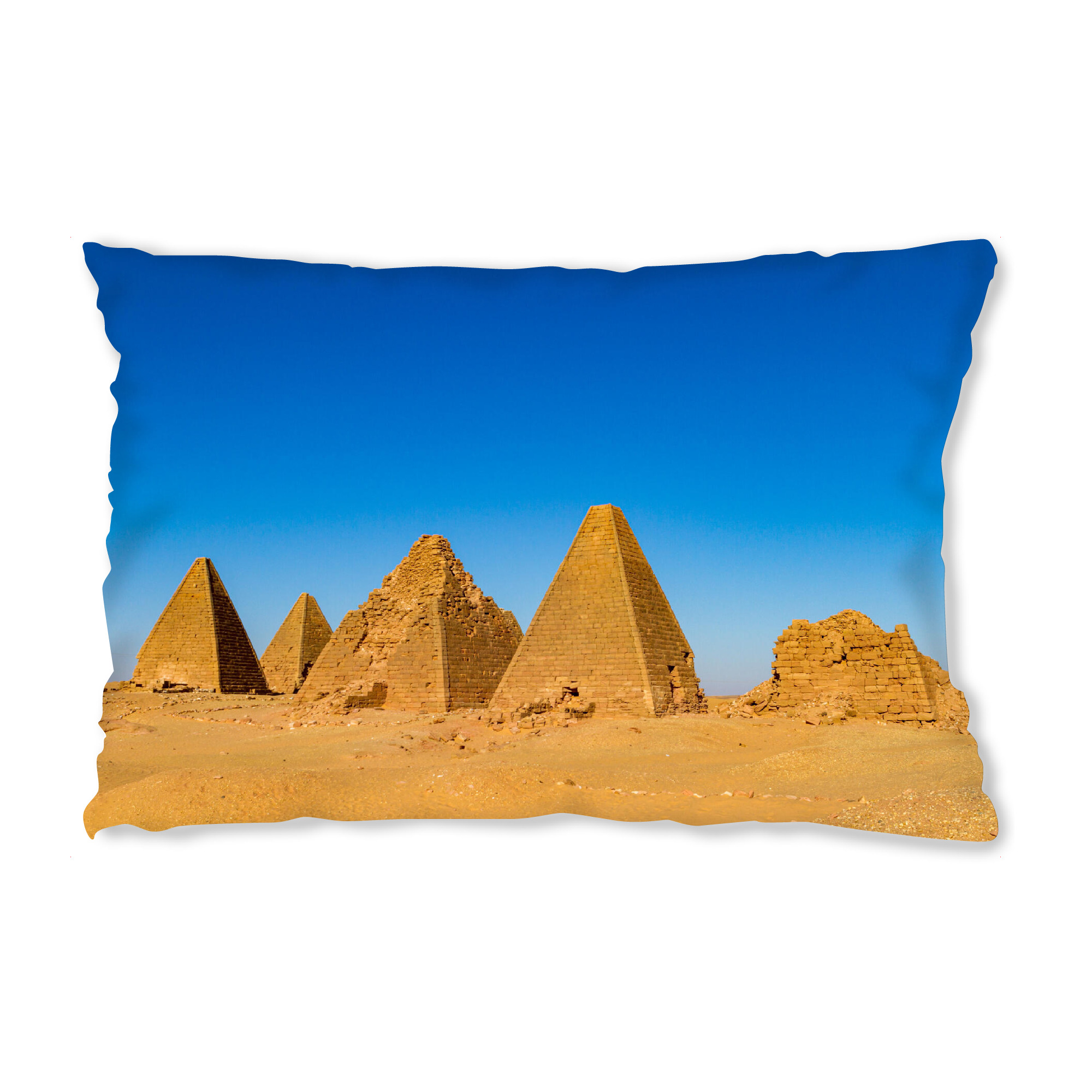 Design-Kissen "Meroe im Sudan" artboxONE - Architektur,Reise / Afrika