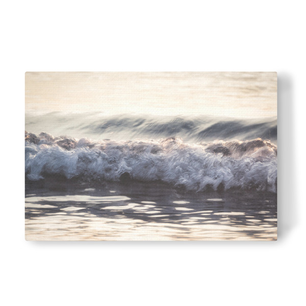 Leinwandbild "Wellenspiel" artboxONE - Natur,Reise / Strand und Meer - Meer,Wasser,Welle,Nahaufnahme,Wellenmuster,Wellenspiel,Waves
