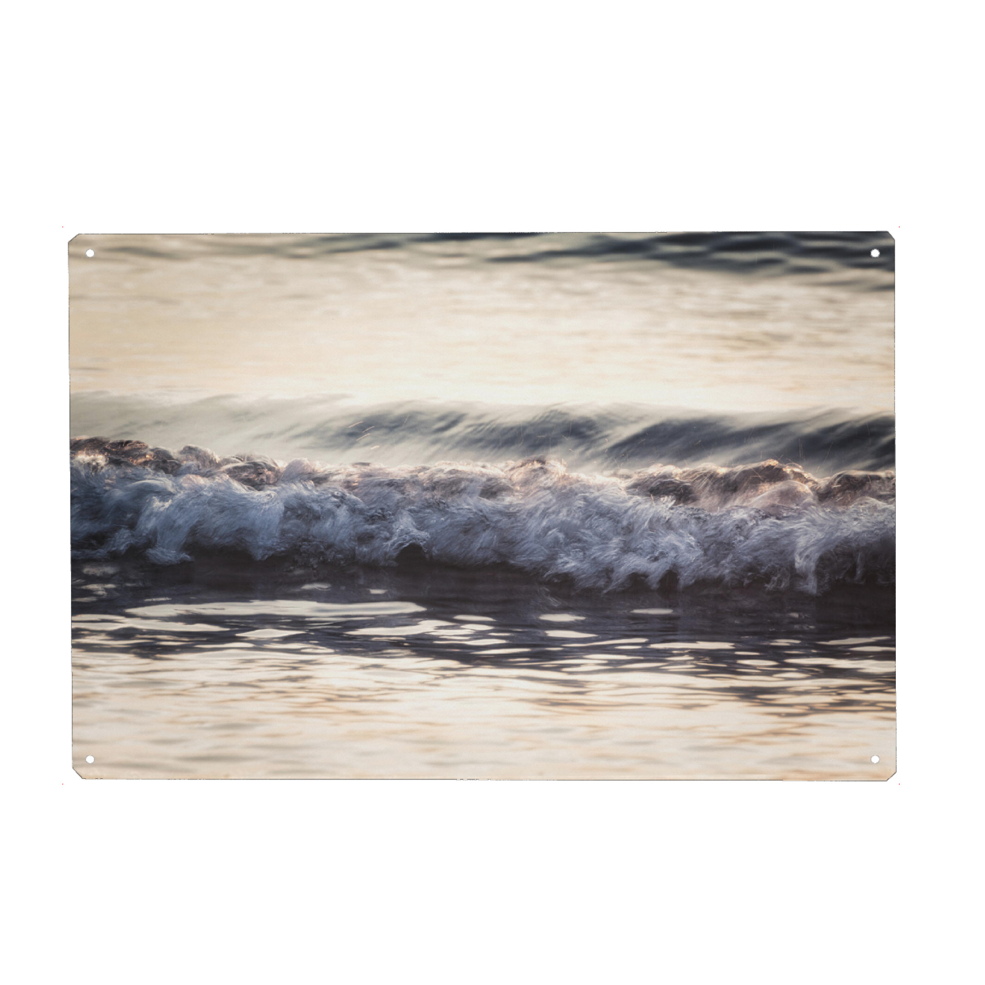 Holzbild "Wellenspiel" artboxONE - Natur,Reise / Strand und Meer - Meer,Wasser,Welle,Nahaufnahme,Wellenmuster,Wellenspiel,Waves