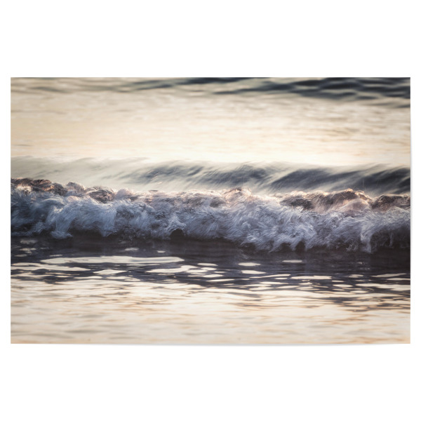 Poster "Wellenspiel" artboxONE - Natur,Reise / Strand und Meer - Meer,Wasser,Welle,Nahaufnahme,Wellenmuster,Wellenspiel,Waves