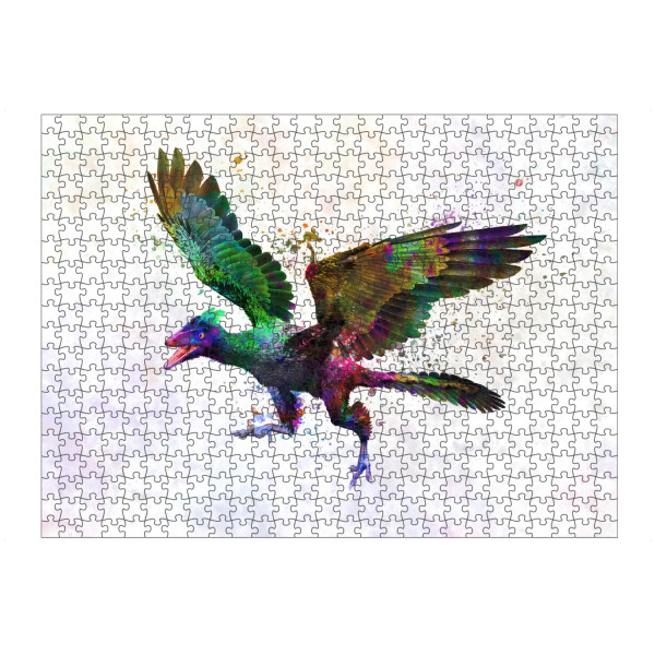 Puzzle Ravensburger "Archaeopteryx in watercolor" artboxONE - Tiere,Abstrakt