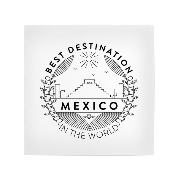 Poster 20x20 cm "Mexico City" artboxONE - Städte,Reise