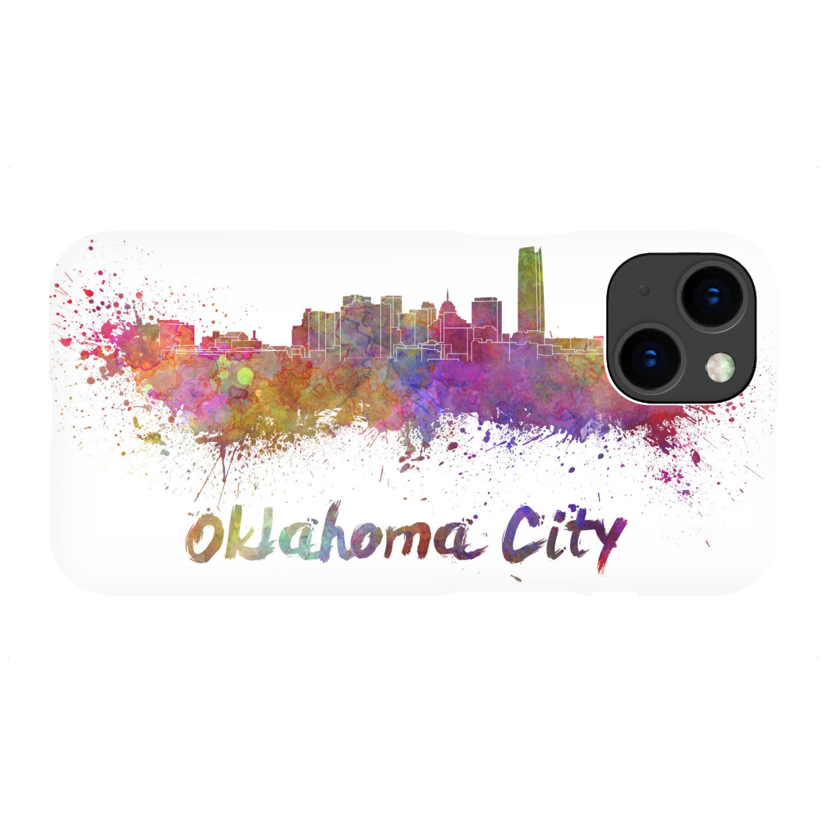 iPhone "OKLAHOMA CITY skyline in" Premium-Case Handyhülle artboxONE