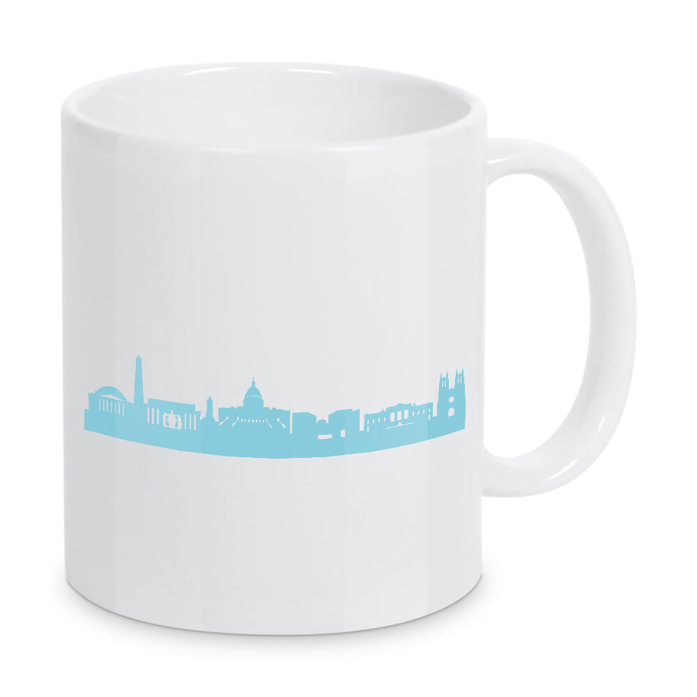 Tasse "WASHINGTON 08 Skyline Pastel-Blue Print monochrome" artboxONE - Abstrakt,Architektur,Städte / Washington