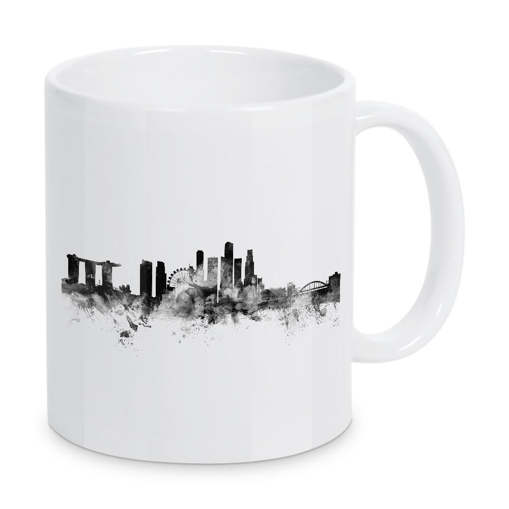 Tasse "Singapore 2" artboxONE - Städte,Reise,Schwarzweiß,Architektur
