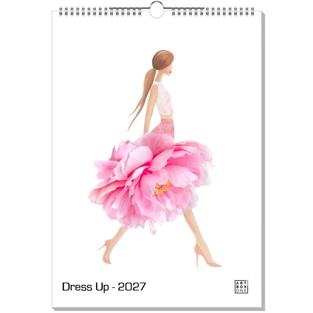 artboxONE Wandkalender A3 2026 Dress Up Fashion