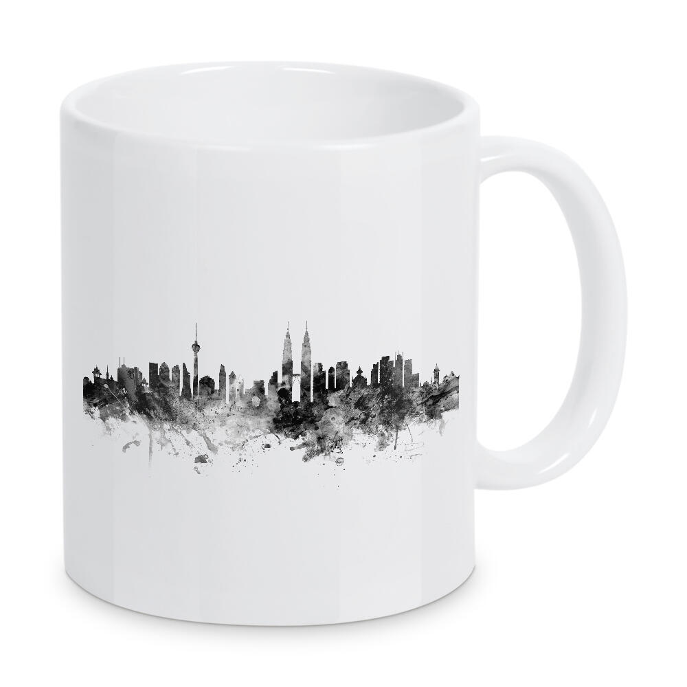 Tasse "Kuala Lumpur Malaysia" artboxONE - Städte,Reise,Schwarzweiß,Architektur