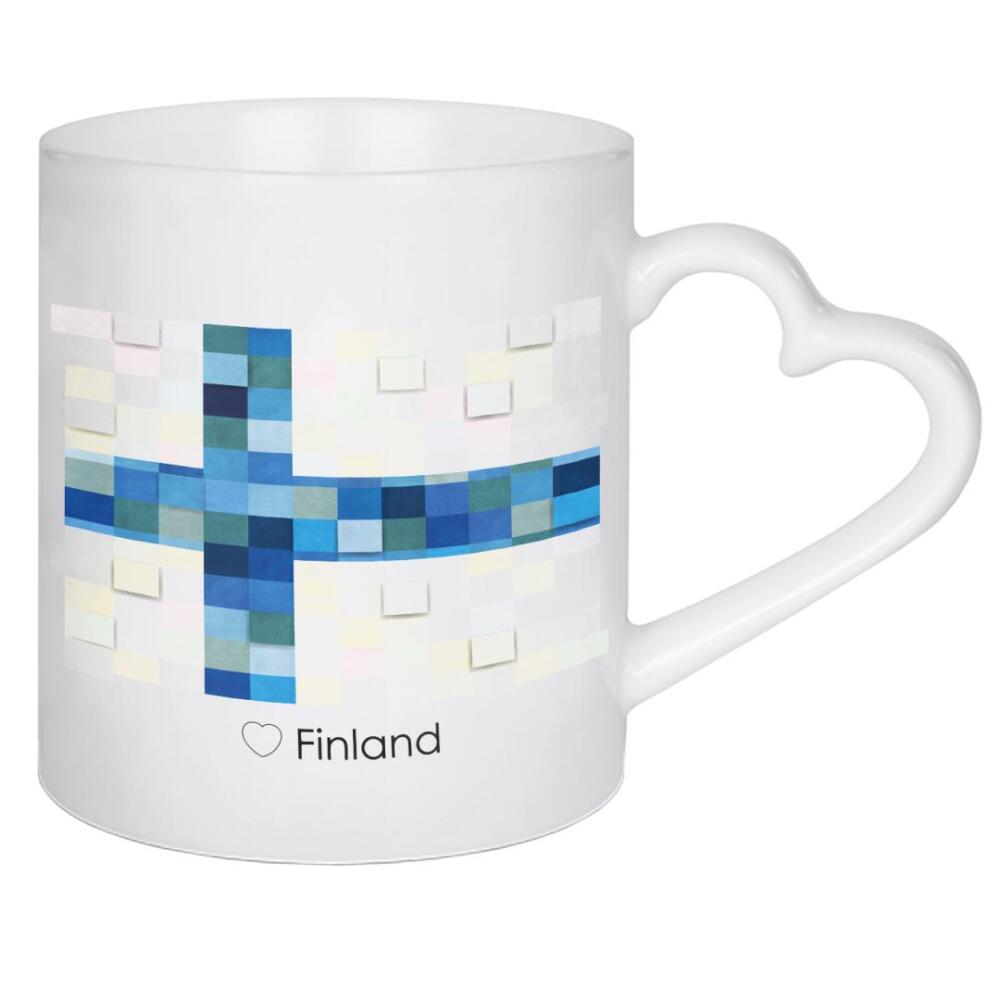 Herztasse "Finland Flag" artboxONE - Reise,Reise / Länder
