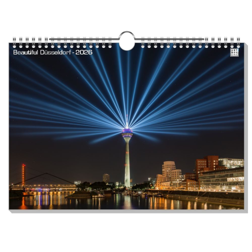 artboxONE Wandkalender A4 2026 Beautiful Düsseldorf Düsseldorf